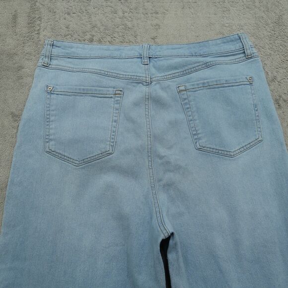 INC International Concepts Jeans Women's 16/33 High-Rise Tapered Leg 26" Inseam - Picture 14 of 16